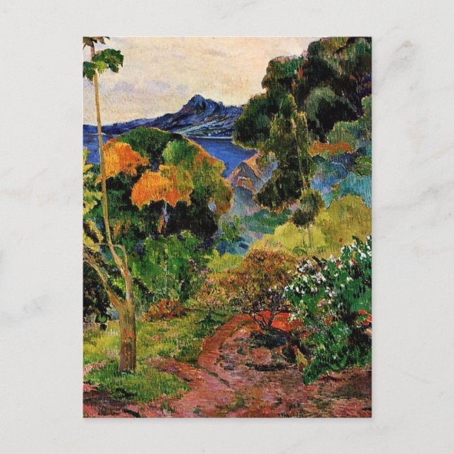 Gauguin - Martinique Landscape Postcard (Front)
