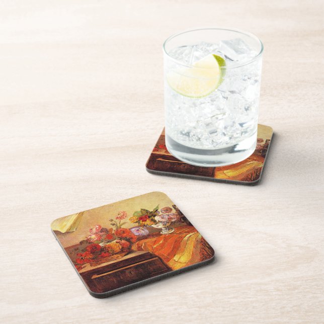 Gauguin - Pots and Bouquets,  Beverage Coaster (Right Side)