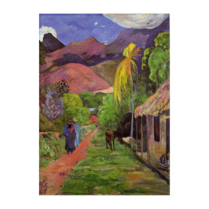 Gauguin - Road in Tahiti Acrylic Print