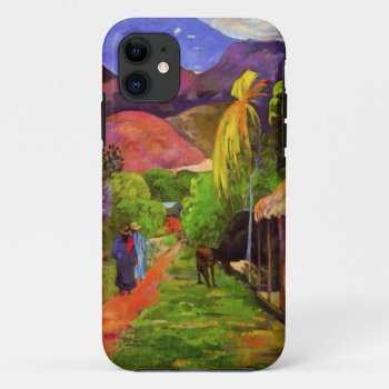 Gauguin Road In Tahiti Iphone 5 Case by VintageSpot at Zazzle