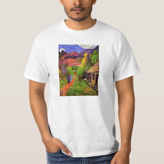 Gauguin Road in Tahiti T-shirt (Front)