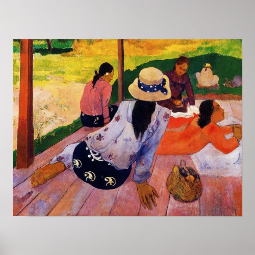 Gauguin Siesta Poster