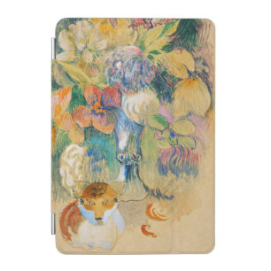 Gauguin Still Life with Cat Vintage Floral Art iPad Mini Cover