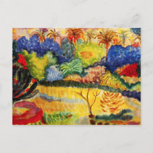 Gauguin Tahitian Landscape Postcard