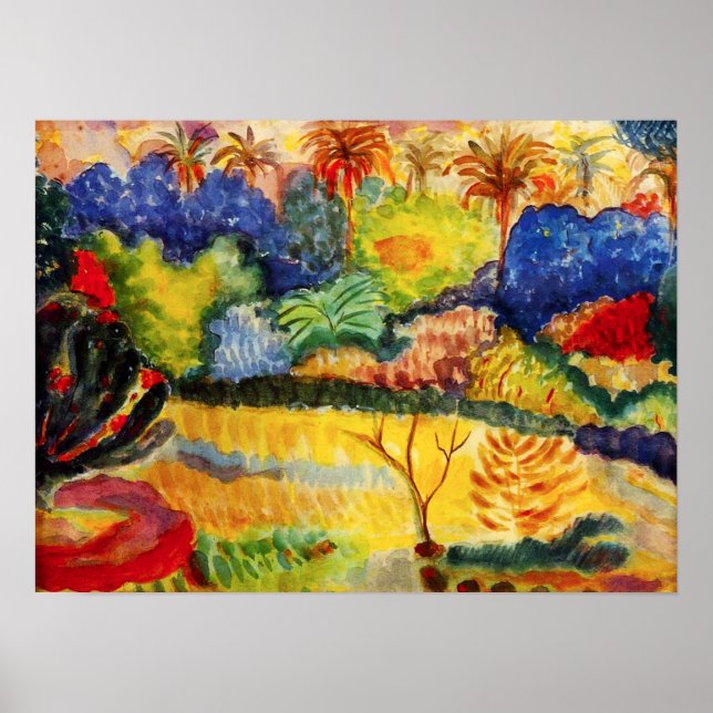 Gauguin Tahitian Landscape Poster (Front)