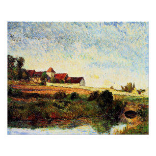 Gauguin - The Farm in Grue, Poster