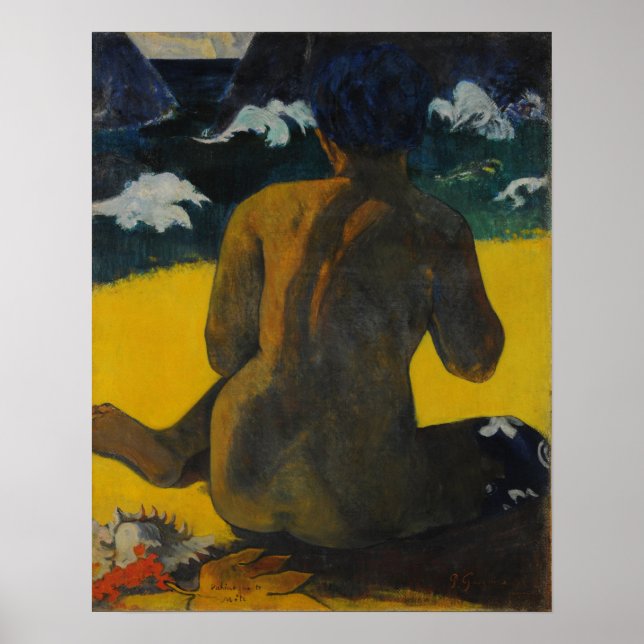 Gauguin - Vahine No Te Miti (Woman By The Sea) 189 Poster (Front)