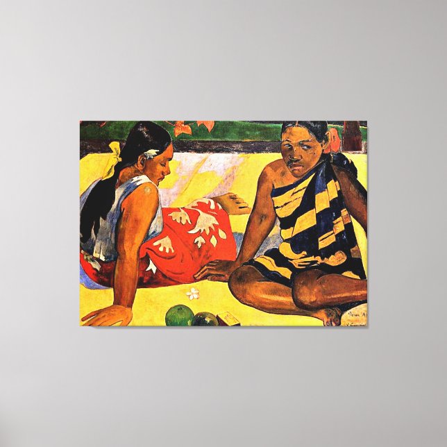 Gauguin - What's New? Canvas Print (Front)