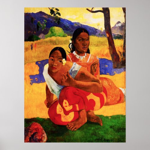 Gauguin When Are You Getting Married Poster