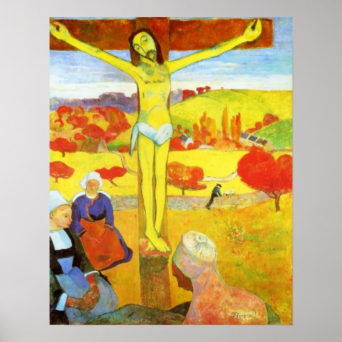 Gauguin Yellow Christ Poster