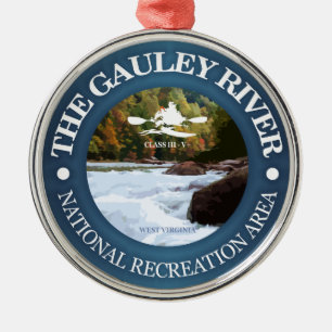 Gauley River (c) Metal Ornament