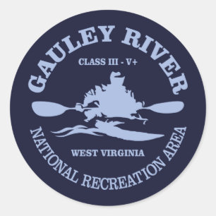 Gauley River Classic Round Sticker