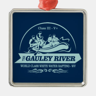 Gauley River (rafting2) Metal Ornament