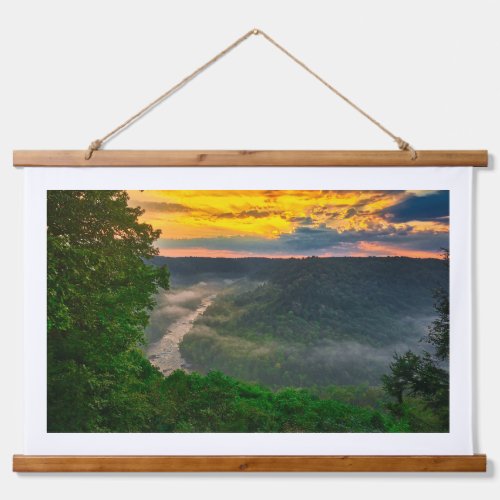 Gauley River Sunrise Hanging Tapestry
