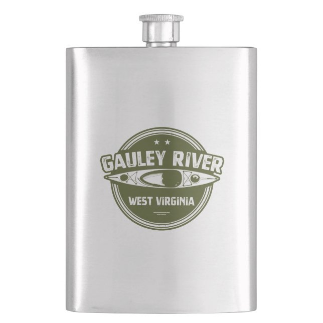 Gauley River, West Virginia Flask (Front)