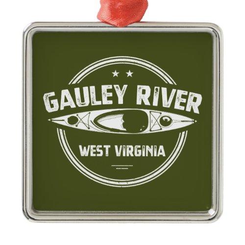 Gauley River, West Virginia Metal Ornament