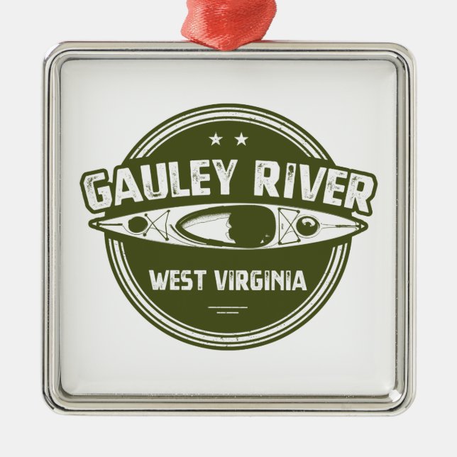 Gauley River, West Virginia Metal Ornament (Front)