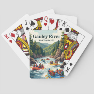 Gauley River, West Virginia, USA Poker Cards