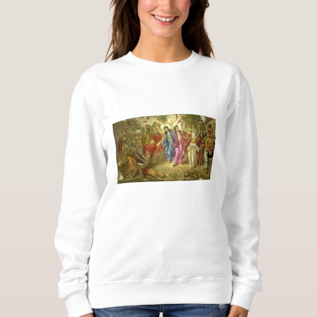 Gaur Nitai Harinama Samkirtan Two-sided Sweatshirt (Front)