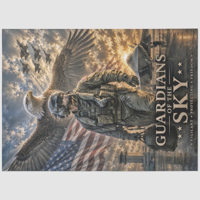 Gaurdians of the Sky Tissue Paper (Front)