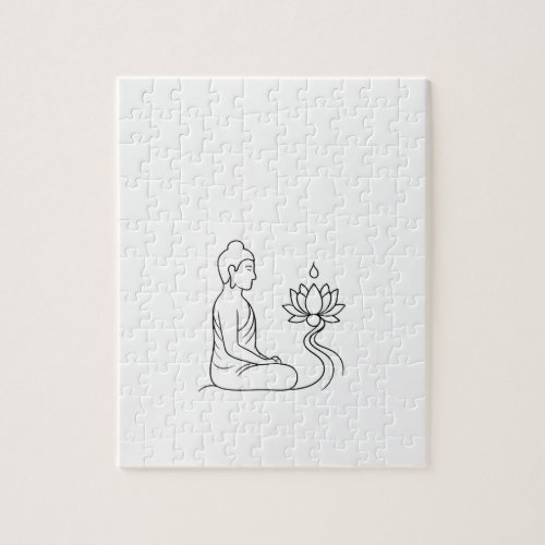 Gautam Buddh Dhamma Meditation Puzzle | Peaceful S