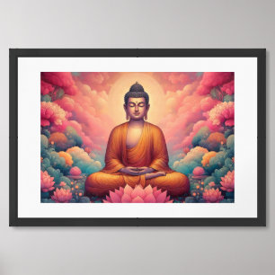 Gautam Buddha artwork Framed Art