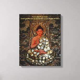 Gautam Buddha : The Enlightened One Canvas Print