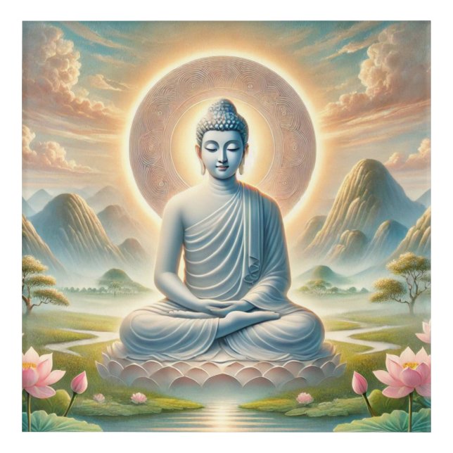 Gautama Buddha - Zen Buddhism Acrylic Print (Front)