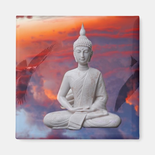 Gautama Siddhartha Buddha Magnet (Front)