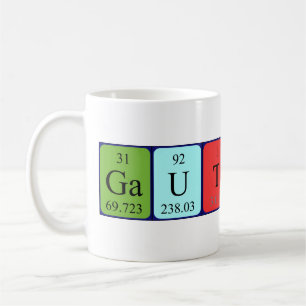 Gauthier periodic table name mug
