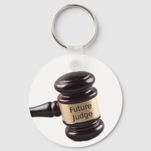 Gavel Design For Aspiring Judges And Lawyers Keychain