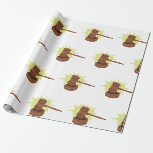 Gavel Wrapping Paper