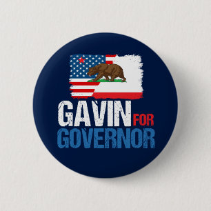 Gavin for Governor of California in 2018 Button