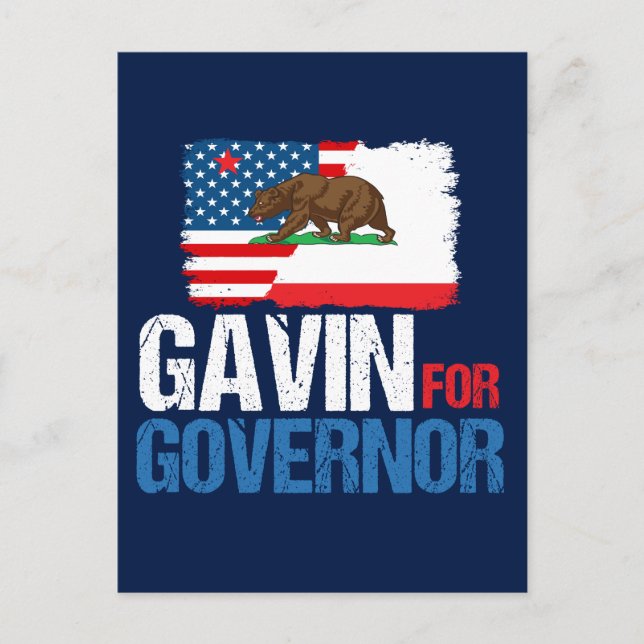 Gavin for Governor of California in 2018 Postcard (Front)