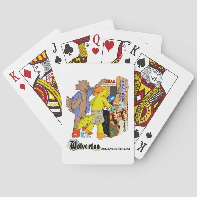 Gavin Got Game Poker Cards (Back)