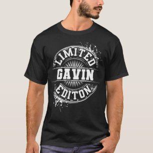 GAVIN Limited Edition Funny Personalized Name T-Shirt