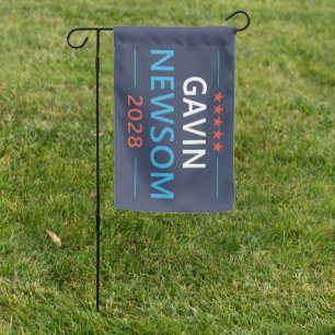 Gavin Newsom 2028 For President Garden Flag