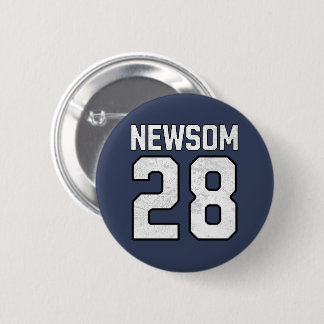 Gavin Newsom 2028 For President Number 28 Button