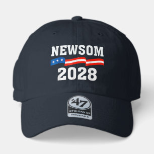 Gavin Newsom 2028 President Campaign Patriotic 47 Brand Hat