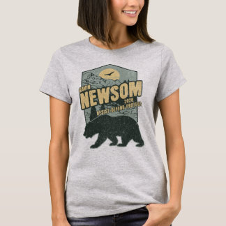 Gavin Newsom 2028 Resist Protect Defend T-Shirt