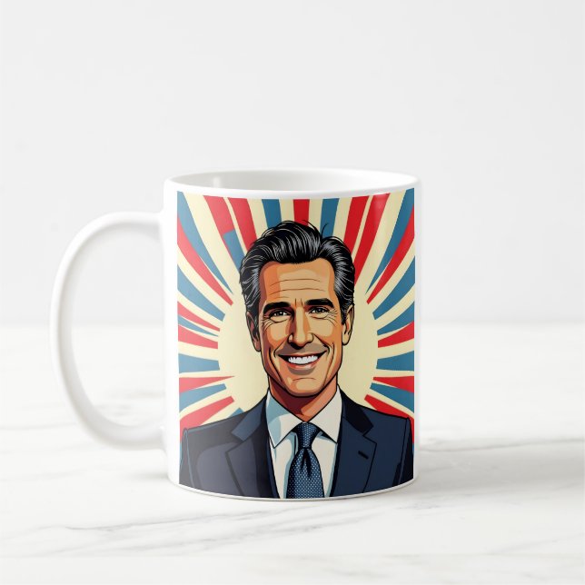 Gavin Newsom | California's Favorite Governor Coffee Mug (Left)