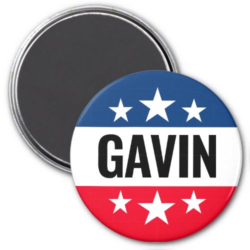 Gavin Newsom Campaign _ Vintage Ike Design Magnet