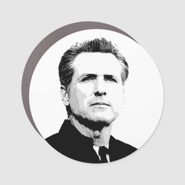 Gavin Newsom Car Magnet (Front)