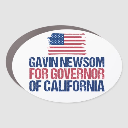 Gavin Newsom for Governor of California Election Car Magnet