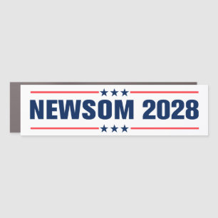 Gavin Newsom for President 2028 Car Magnet