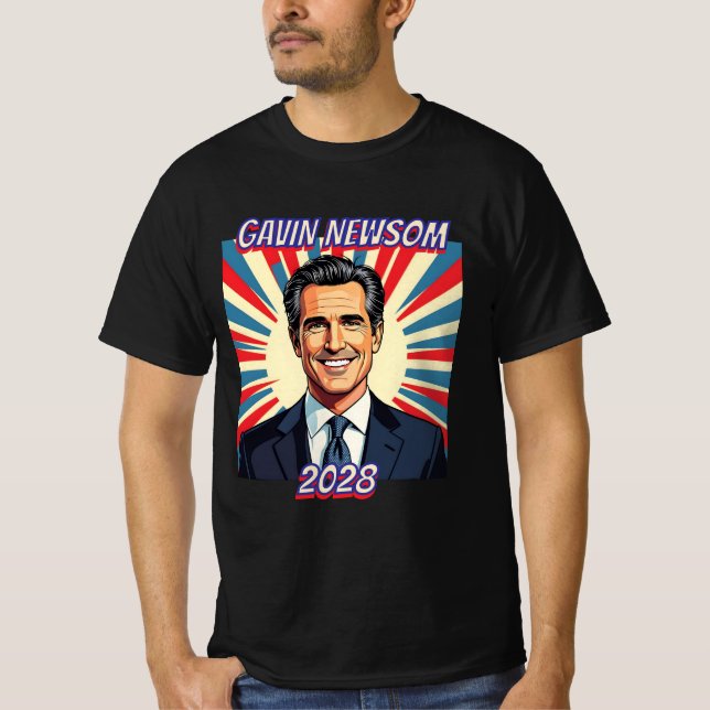 Gavin Newsom for President 2028 |  T-Shirt (Front)