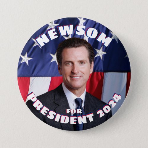 Gavin Newsom for President  Button