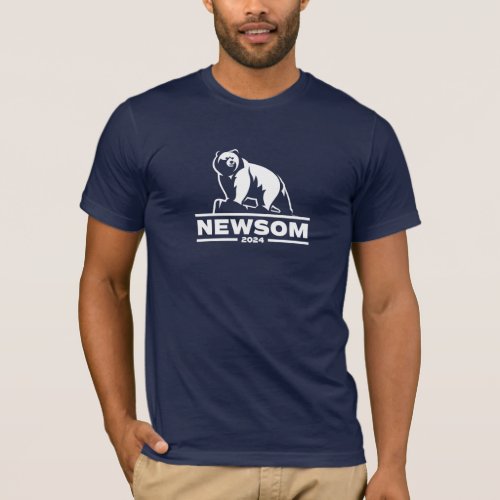 Gavin Newsom for President _ California Bear T_Shirt