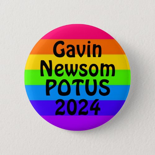 Gavin Newsom POTUS 2024 Button
