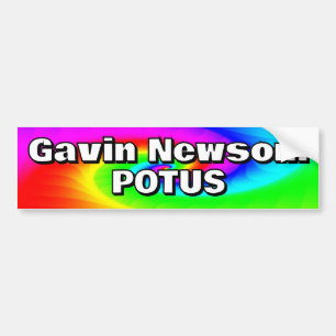 Gavin Newsom POTUS Bumper Sticker